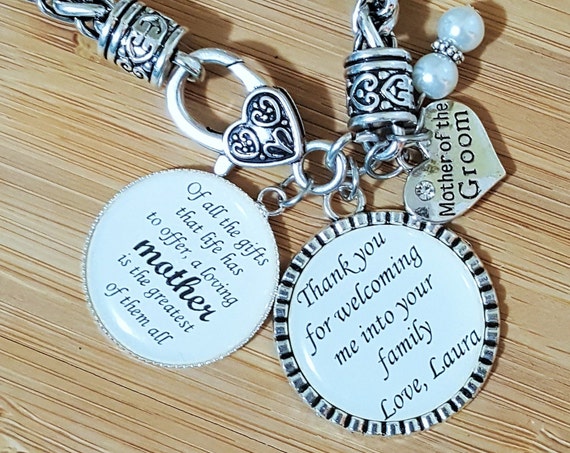 Mother of the Groom Gift Mother of the Groom Bracelet Wedding Gifts for Mother in Law Mother in Law Bracelet Mother in Law Gift