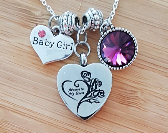 Urn Necklace Miscarriage Stillbirth Gift Stillborn Bracelet Stillborn Gift Sympathy Gift In Memory of Baby Loss of a Child Loss of Baby