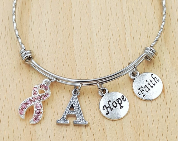 Breast Cancer Gifts Breast Cancer Bracelet Breast Cancer Awareness Breast Cancer Ribbon Breast Cancer Survivor Breast Cancer Jewelery