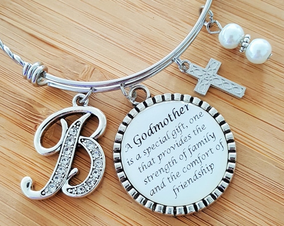Godmother Gift / Gift for Godmother / GODMOTHER GIFT / GODMOTHER Bracelet / Christening Gift for Godmother / Godmother Baptism Gift