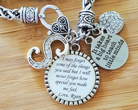 Teacher Appreciation Gift Teacher Gifts Teacher Bracelet Daycare Provider Gift Daycare Gift Babysitter Gift Gift for Babysitter Nanny Gift