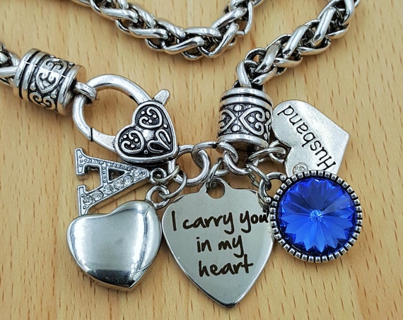 Urn Bracelet Urn Jewelry Sympathy Bracelet Sympathy Gift In Memory of Husband Memorial Bracelet Loss of Husband Urn Bracelet Husband