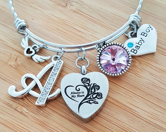 Urn Bracelet Miscarriage Stillbirth Gift Stillborn Bracelet Stillborn Gift Sympathy Gift In Memory of Baby Loss of a Child Loss of Baby
