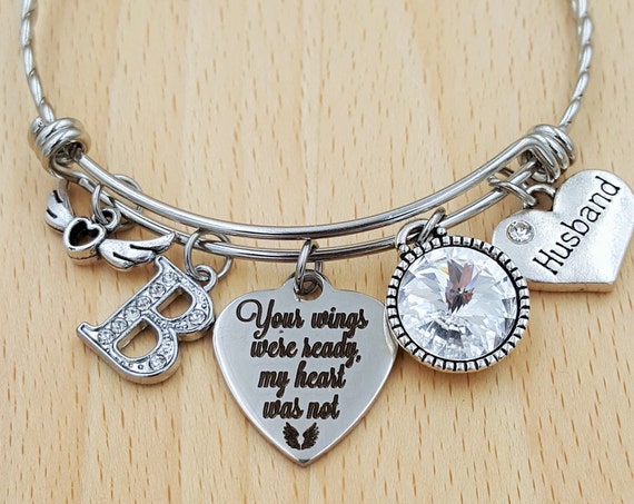 Sympathy Bracelet Sympathy Gift In Memory of Husband Memorial Bracelet Loss of Husband Loss of Husband Remembrance Bracelet Remembrance