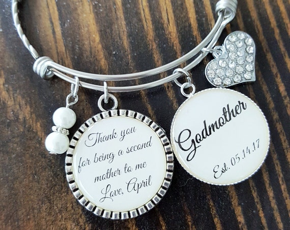 Godmother Gift / Gift for Godmother / GODMOTHER GIFT / GODMOTHER Bracelet / Christening Gift for Godmother / Godmother Baptism Gift