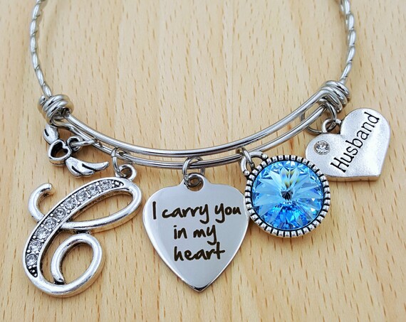Sympathy Bracelet Sympathy Gift In Memory of Husband Memorial Bracelet Loss of Husband Loss of Husband Remembrance Bracelet Remembrance