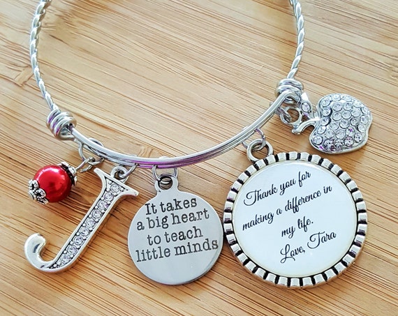 Teacher Appreciation Gift Teacher Gifts Teacher Bracelet Daycare Provider Gift Daycare Gift Babysitter Gift Gift for Babysitter Nanny Gift