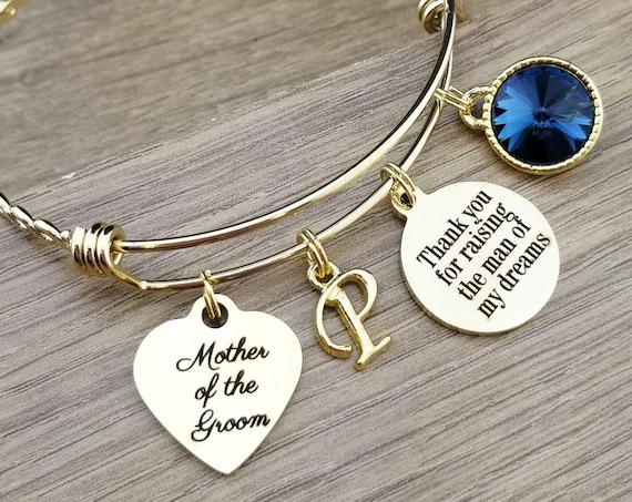 Gold Mother of the Groom Gift Mother of the Groom Bracelet Mother of the Groom Jewelry Mother of the Groom Gift From Bride Thank You