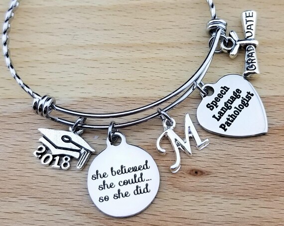 Speech Language Pathologist Speech Language Pathologist Gift Graduation Gift College Graduation Graduation Gift for Her Senior 2018