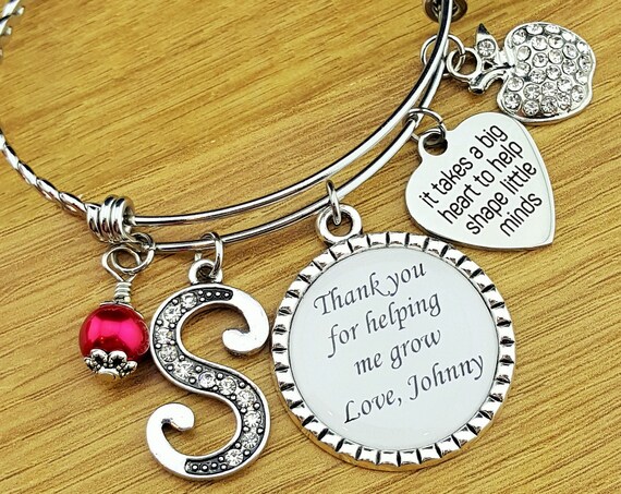 Teacher Appreciation Gift Teacher Gifts Teacher Bracelet Daycare Provider Gift Daycare Gift Babysitter Gift Gift for Babysitter Nanny Gift