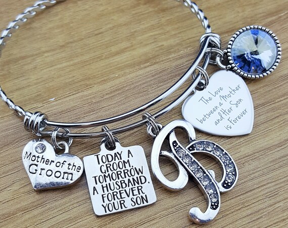 Mother of the Groom Gift Mother of the Groom Bracelet Mother of the Groom Gift From Son Mother of the Groom Jewelry Today a Groom