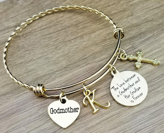 Gold Godmother Bracelet Godmother Gift Fairy Godmother Fairy Godmother Gift Gift for Godmother Gifts for Godparents Gifts for Godmother