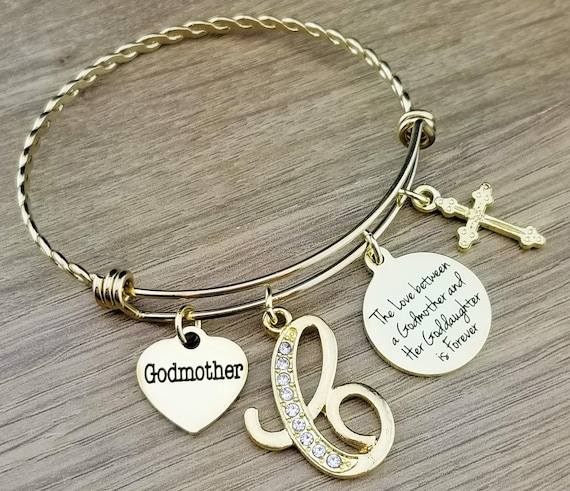 Gold Godmother Bracelet Godmother Gift Fairy Godmother Fairy Godmother Gift Gift for Godmother Gifts for Godparents Gifts for Godmother