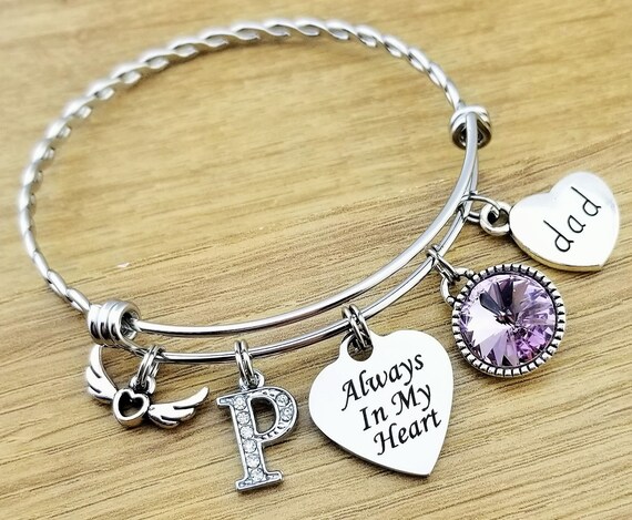 Sympathy Bracelet Sympathy Gift In Memory of Dad Memorial Bracelet Loss of Father Remembrance Bracelet Remembrance Jewelry Loss of Dad