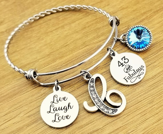 43rd Birthday 43rd Birthday Gift Birthday Gift Birthday Gifts for Her Birthday Gift for Friend Birthday Gifts for Bestfriend Friend Gift