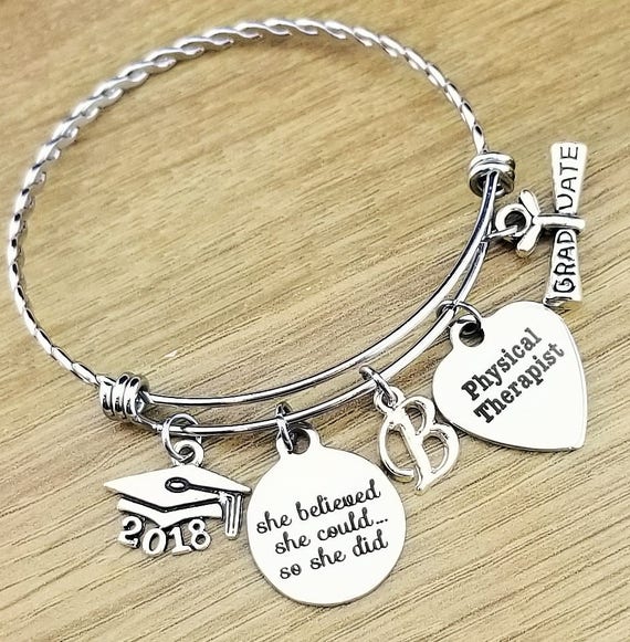 Physical Therapist Gifts Physical Therapy Gifts College Graduation Gift Graduation Gift Senior Gifts Senior 2018 She Believed She Could