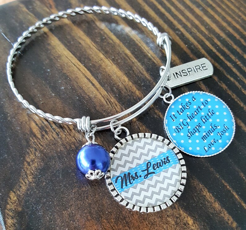 Teacher Appreciation Gift Teacher Gifts Teacher Bracelet Etsy
