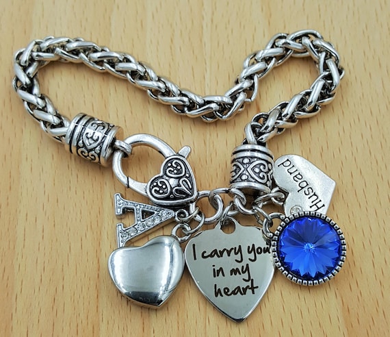 Urn Bracelet Urn Jewelry Sympathy Bracelet Sympathy Gift In Memory of Husband Memorial Bracelet Loss of Husband Urn Bracelet Husband