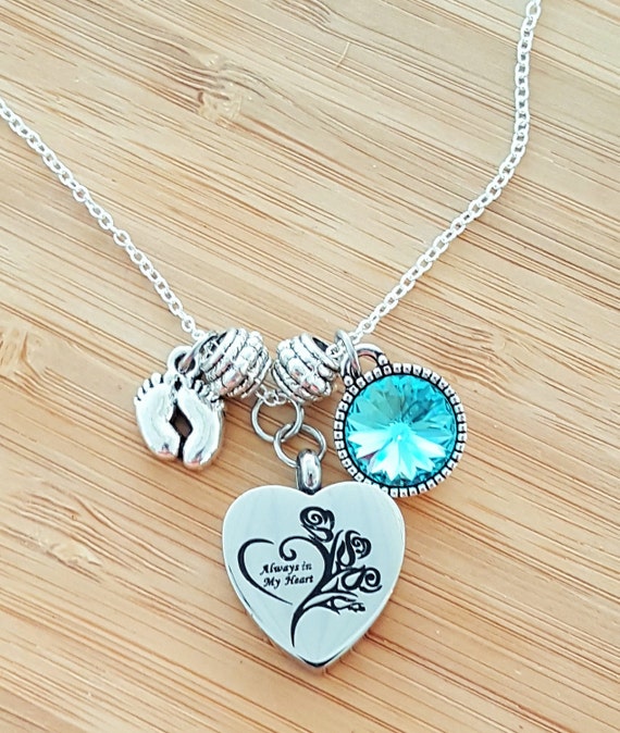 Urn Necklace Miscarriage Stillbirth Gift Stillborn Bracelet Stillborn Gift Sympathy Gift In Memory of Baby Loss of a Child Loss of Baby