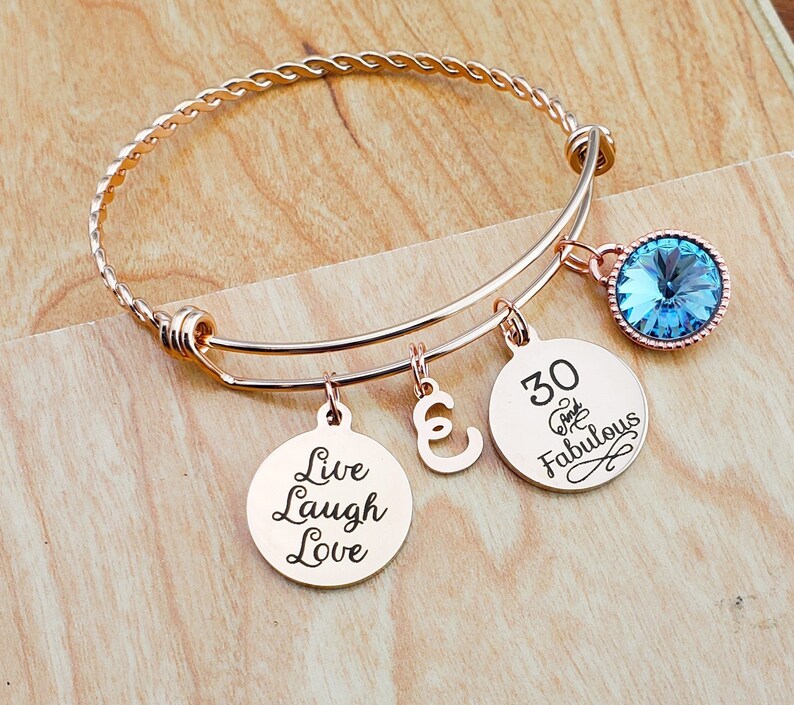 Rose Gold 30 Birthday Gift Rose Gold 30th Birthday Gift Birthday Gift Birthday Gifts for Her Birthday Gift for Friend Birthday Gifts
