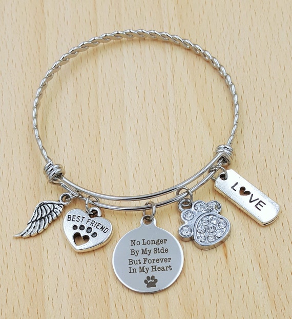 Pet Memorial Bracelet Loss of Dog Bracelet Loss of Pet Bracelet Loss of Cat Loss of Pet Gift Loss of Family Pet Gift Pet Remembrance Jewelry