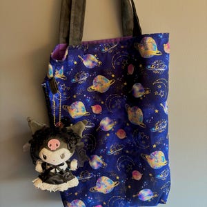 Celestial Vibrance Cotton Tote Bag