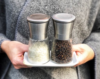 Salt and Pepper set w/ Tray