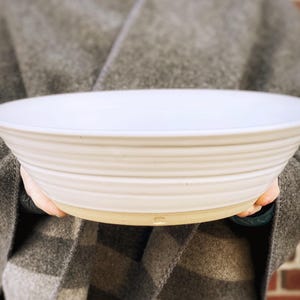 Large Serving Bowl - Handmade Farmhouse Pottery