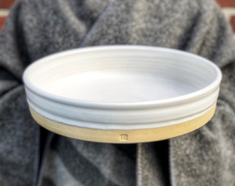 Deep Serving dish - Handmade Farmhouse Pottery