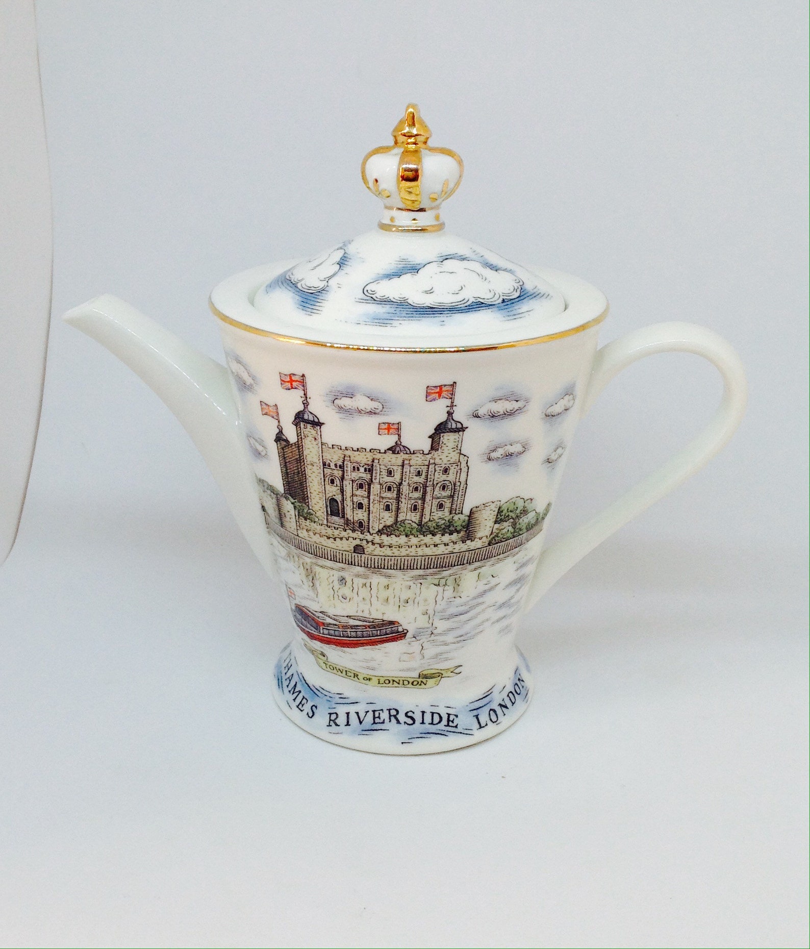 Teapot Tower of London by David Birch Etsy