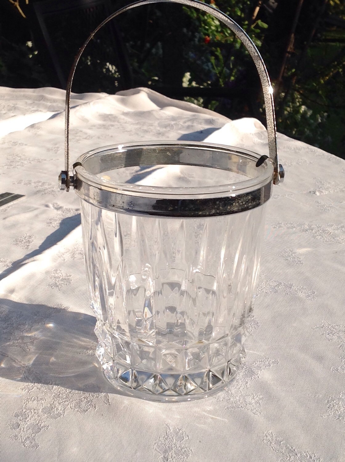 Cristal d'Arque lead crystal small ice bucket Etsy