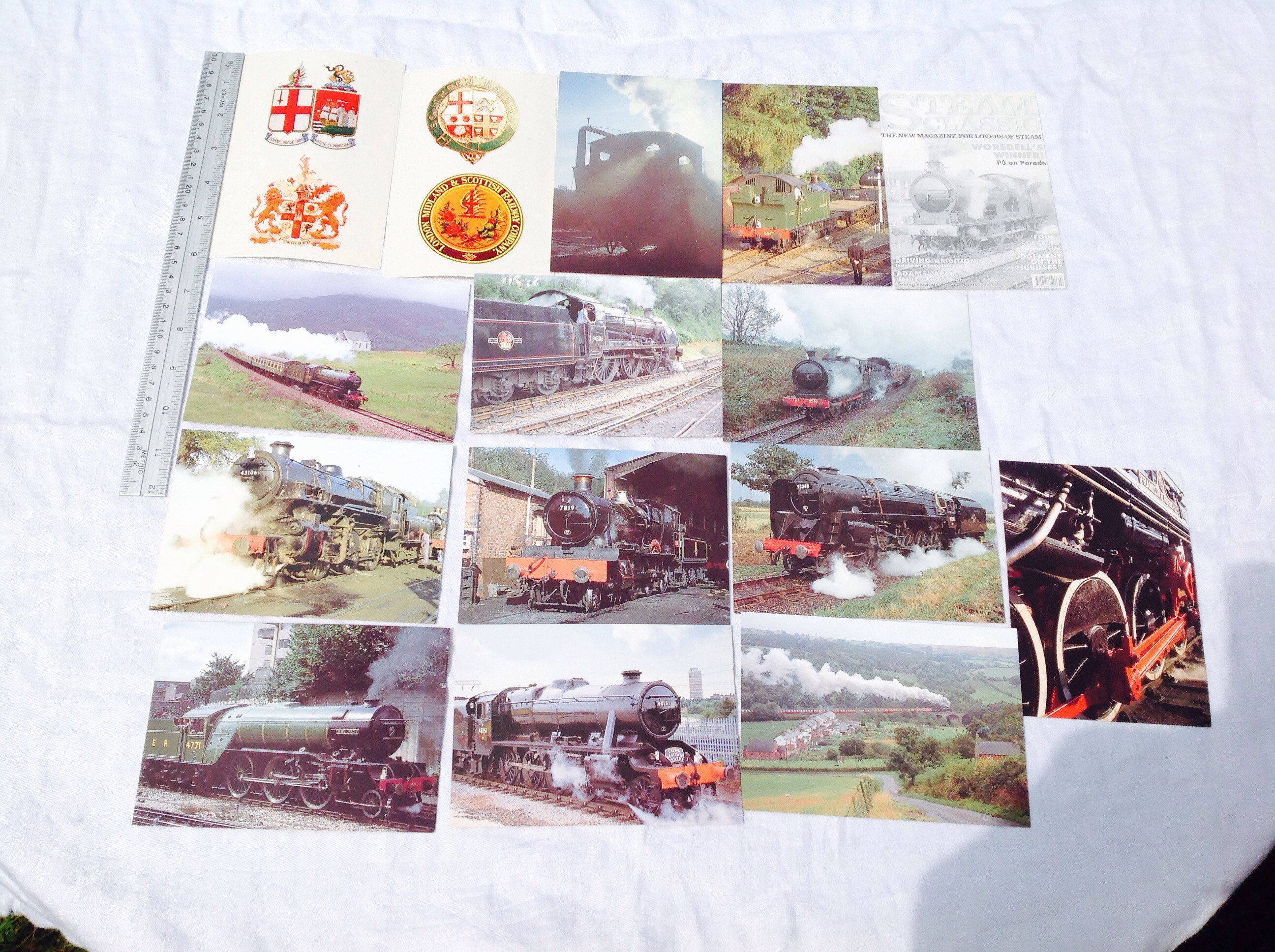 Collection of 15 steam classic cards