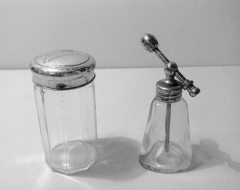 Yardley bottle and scent bottle