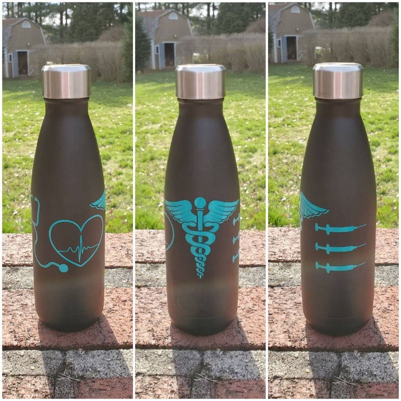 Medical Water Bottle / Nurse Doctor Bottle / RTIC Bottle 17 Etsy