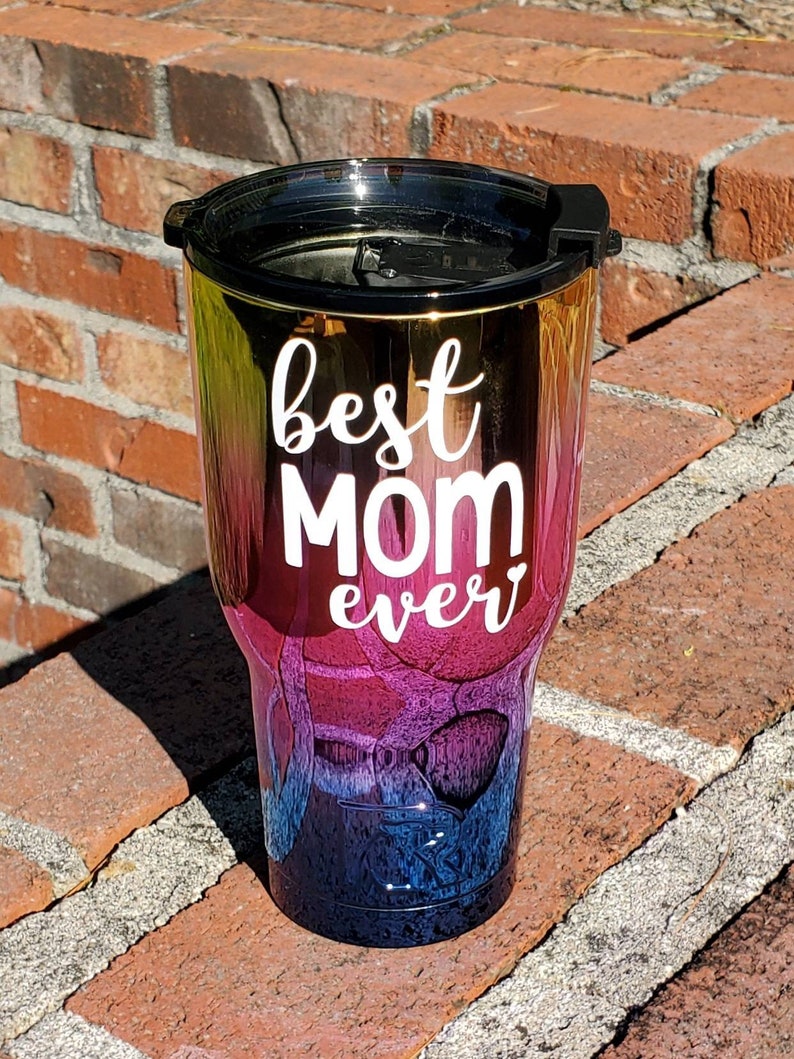 Best Mom Ever Tumbler / Mother Gift / RTIC Tumbler 20 Oz 30 Etsy