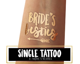 Metallic Gold Tattoo // bachelorette party // hens party // stagette night // gold foil tattoo // flash tattoo // girls night out // vegas