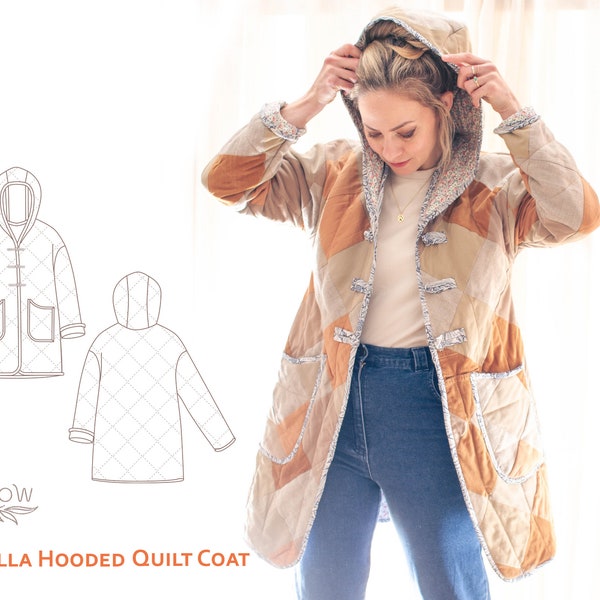 The Omilla Hooded Quilt Coat - for use with quilts and blankets