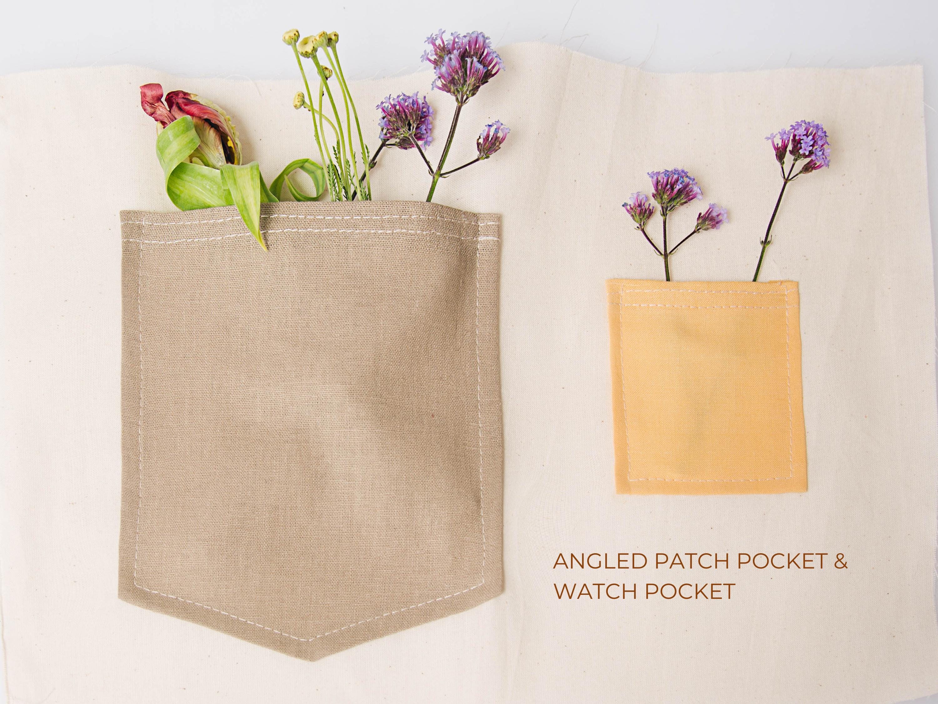 Pocket Sewing Pattern Collection – 8 DIY Styles (PDF Download) - Etsy