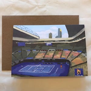 Australian Open tennis Greeting card 4 x 6”