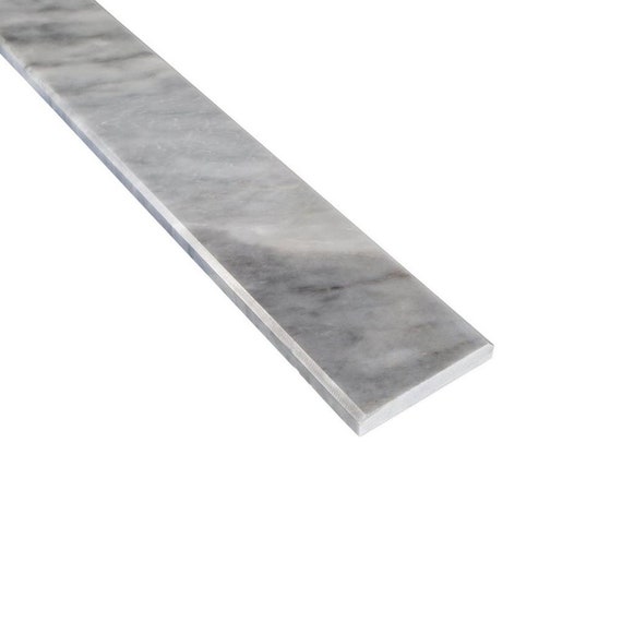 4"x36"x5/8" Polished Grey Marble Threshold Saddle Window Sill Custom Length Cut