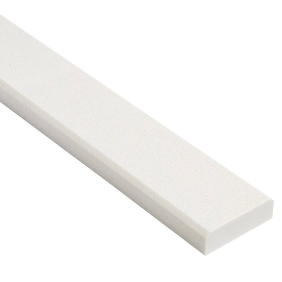 Custom Cut 2x36 Ivory Engineered Stone Saddle Threshold Custom Length Cut