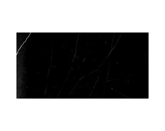 Black Marble Night Stand, Dresser Top Custom Size Nero Marquina Polished Slab