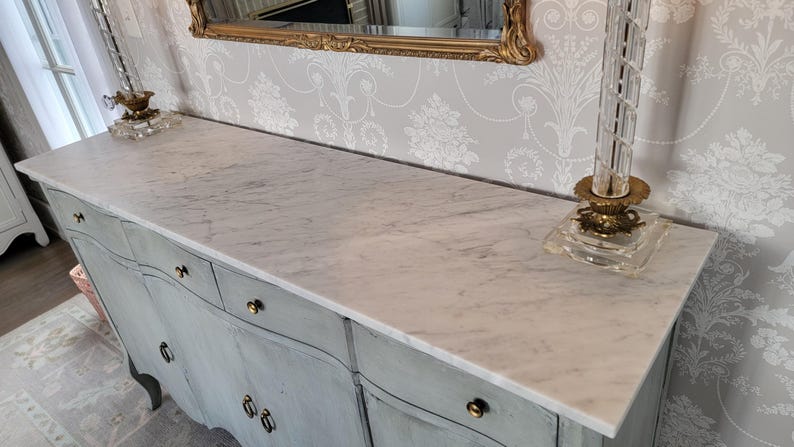 Marble Sideboard Top, Table Top, Radiator Cover | Italian White (bianco ...