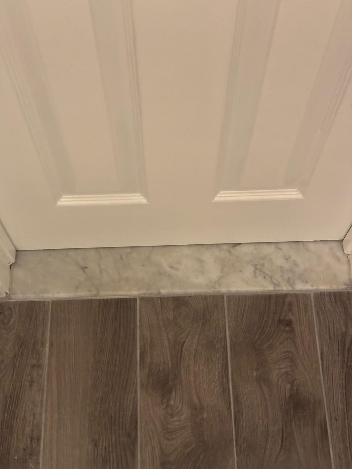 Italian White Carrara Marble Door Saddle, Threshold, Marble Transition ...