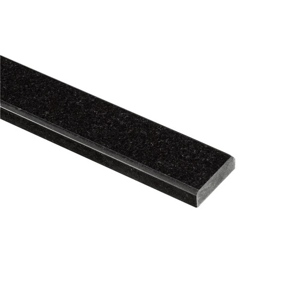 2x36 Black Granite Saddle - Granite Threshold Custom Length Cut