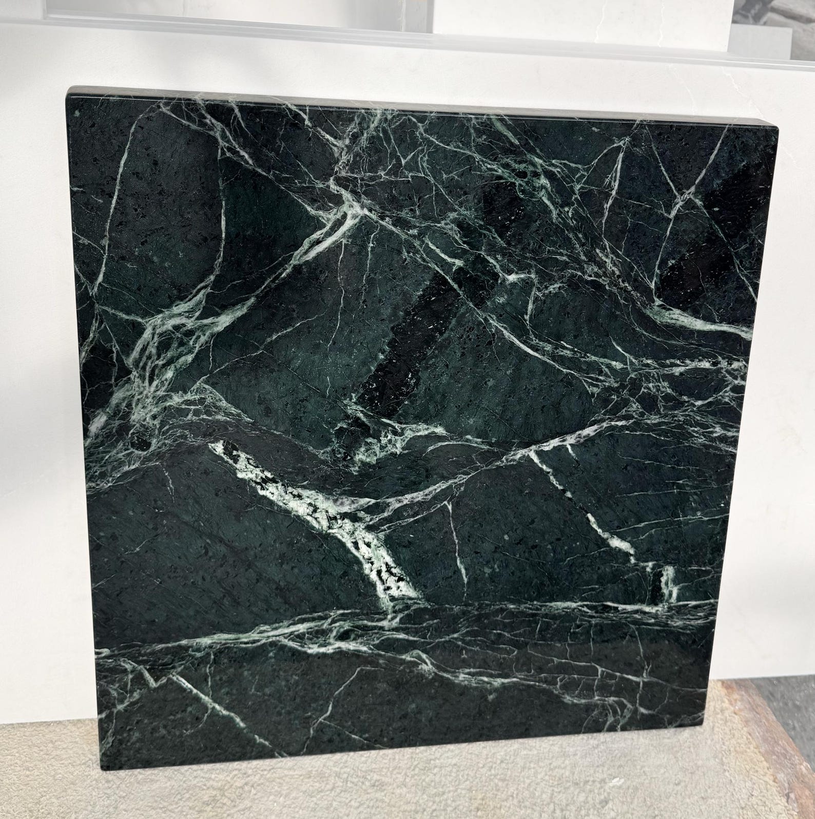 Custom Size Green Spyder Marble Polished Marble Night Stand Top ...