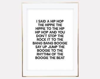 Rappers Delight Etsy