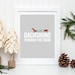Dachshund Through the Snow Christmas Printable Wall Art - Etsy