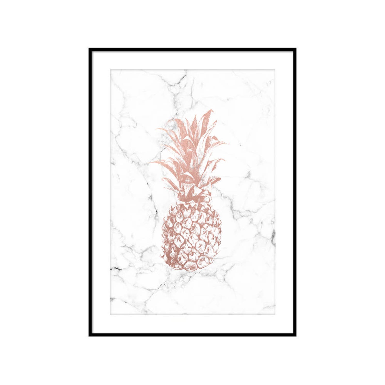 Rose Gold Marble Prints Rose Gold Marble Decor Marble Poster Etsy