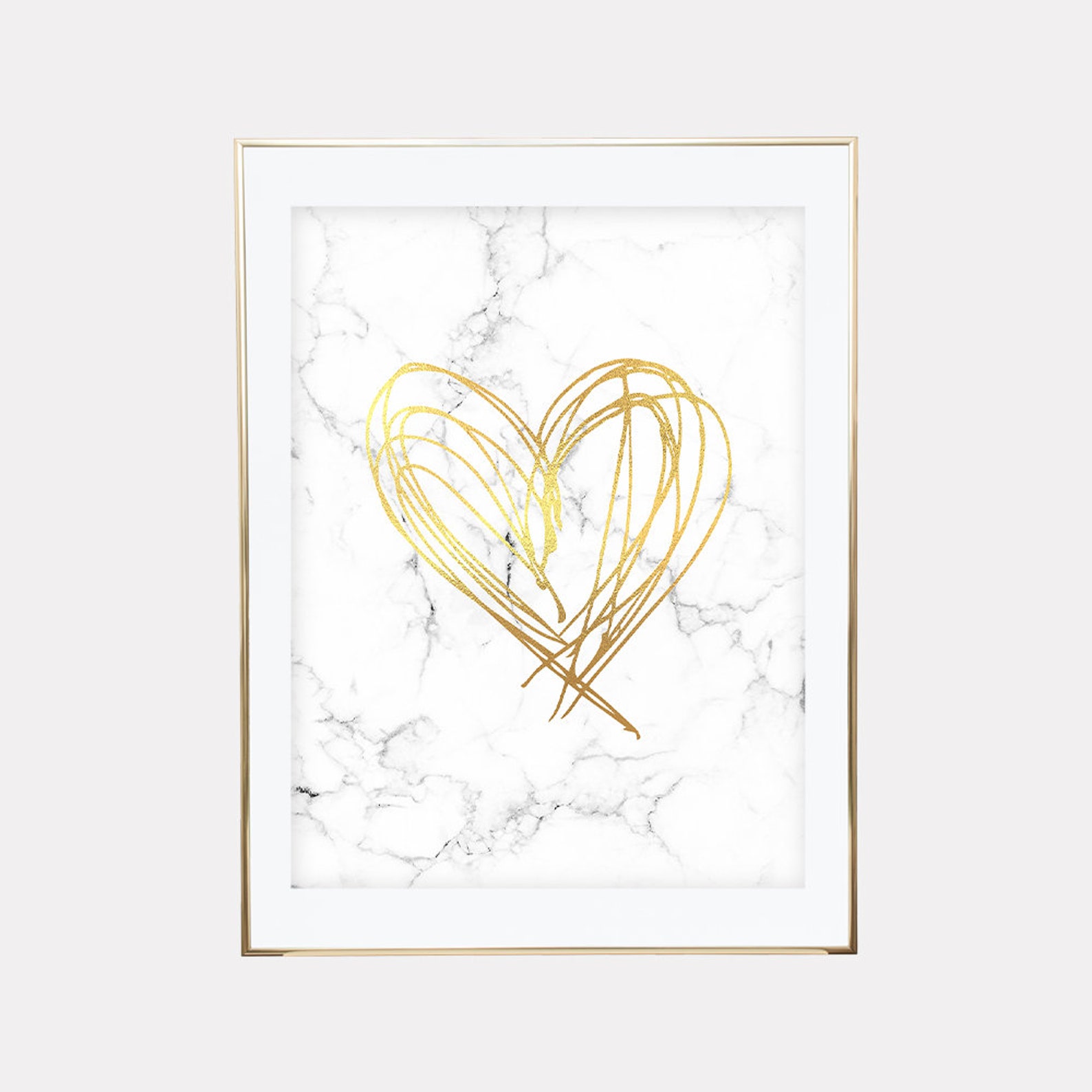 Marble and Gold Print Gold Marble Print Gold Marble Decor | Etsy